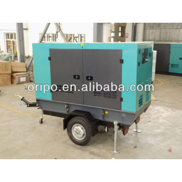 20kva diesel generator trailer type with famous engine and alternator